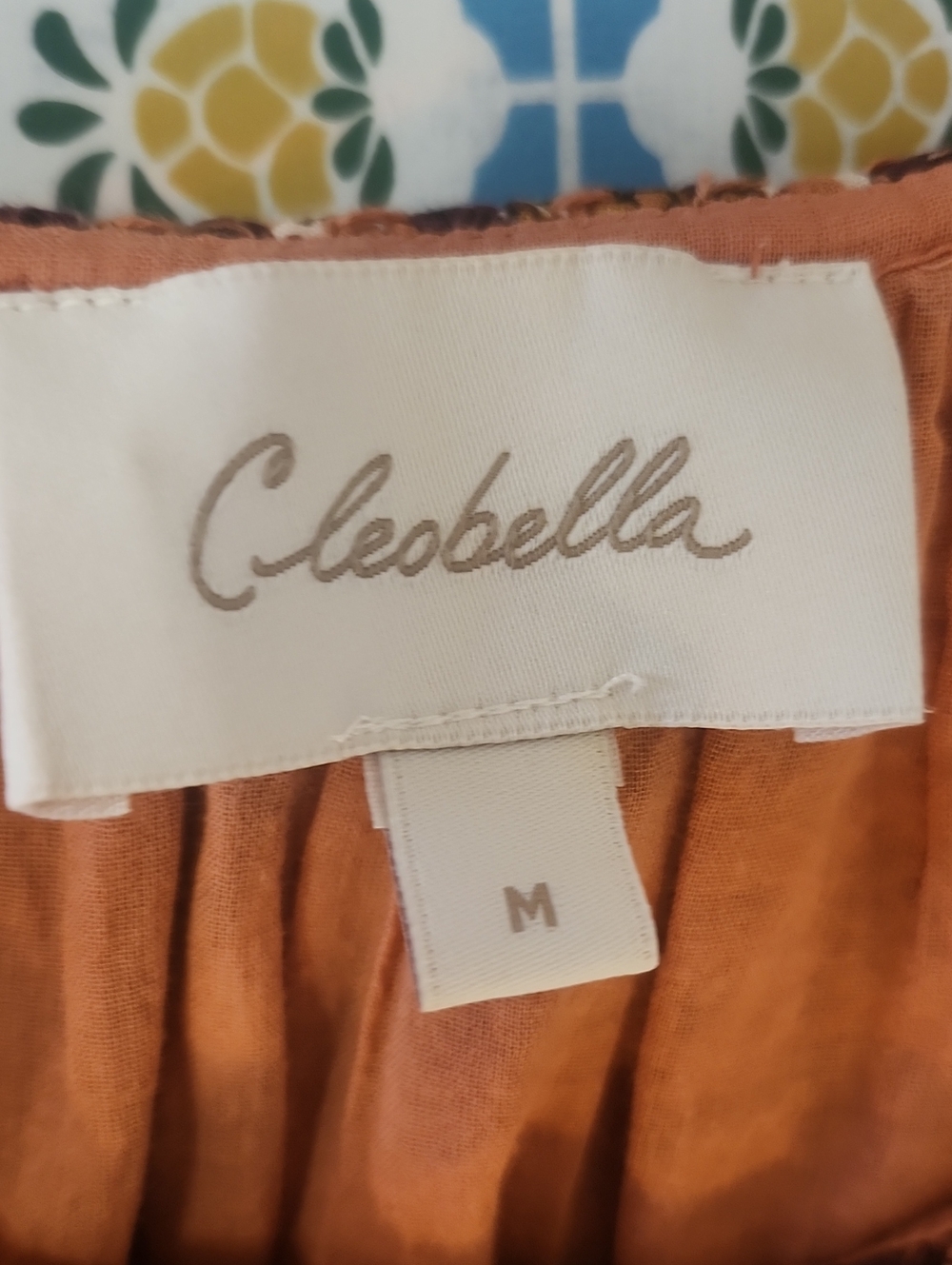 Cleobella Danica Organic Cotton Mini Dress Floral Medium - Picture 8 of 10